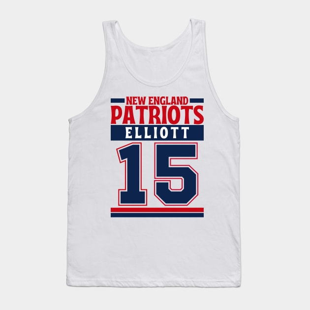 New England Patriots Elliott 15 Edition 3 Tank Top by Astronaut.co
